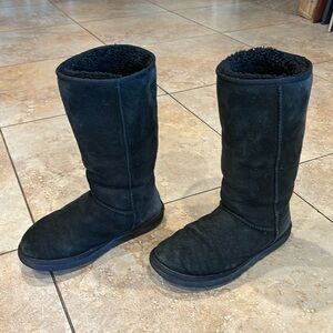 UGG Australia Fur Boots High 13 inches size 8